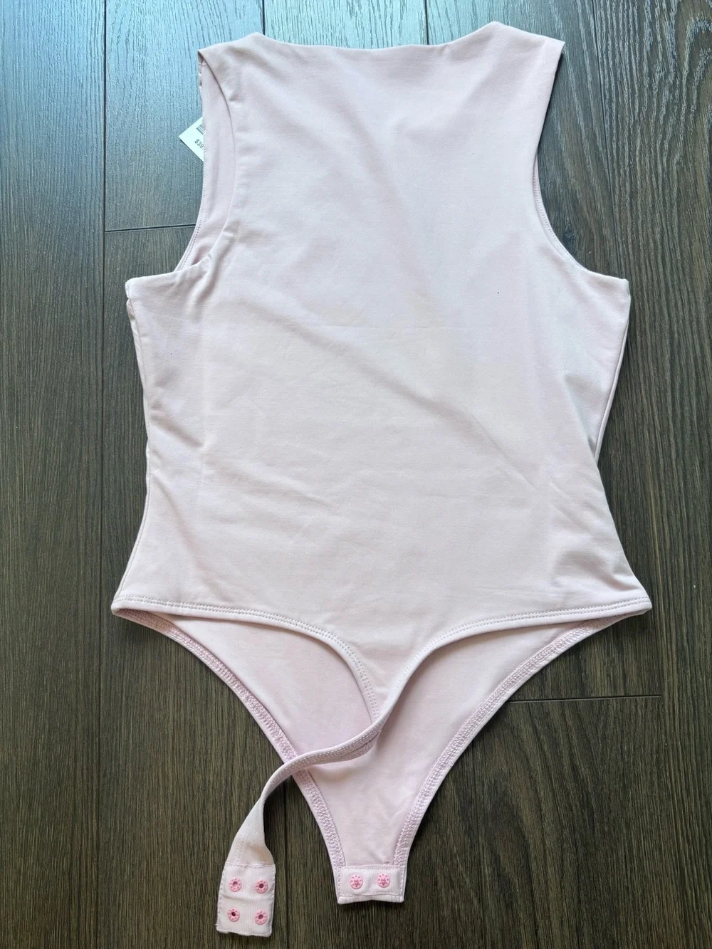 Pale Pink Sleeveless Bodysuit Size Small (NWT) - Picture 3 of 5